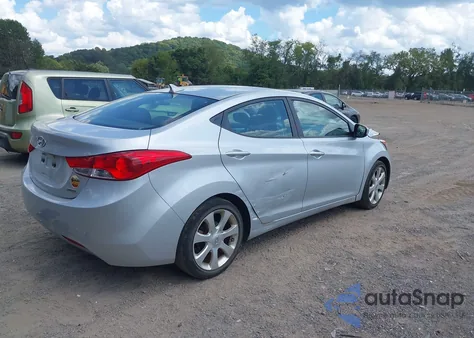 2013 Hyundai Elantra Gls/Limited from USA, damaged, VIN 5NPDH4AE0DH172095